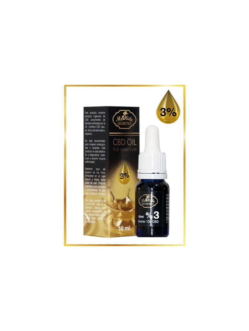 Aceite de CBD 3% Mr.Hide Cosmetics®