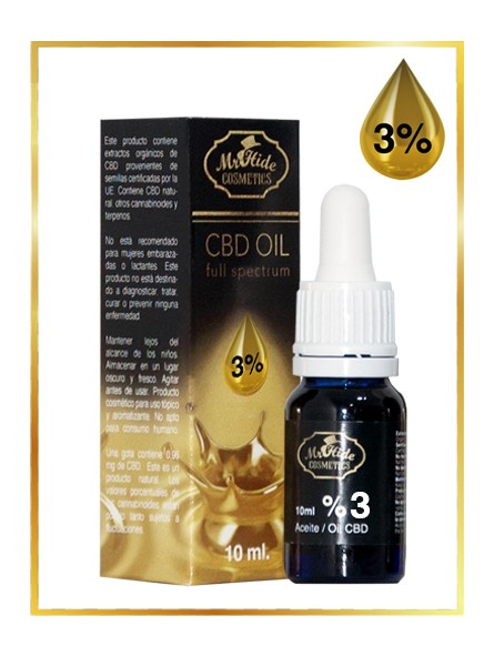 Aceite de CBD 3% Mr.Hide Cosmetics®